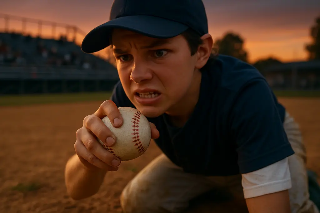 Gunter Baseball Legacy shown through a quiet Texas high school diamond at dusk